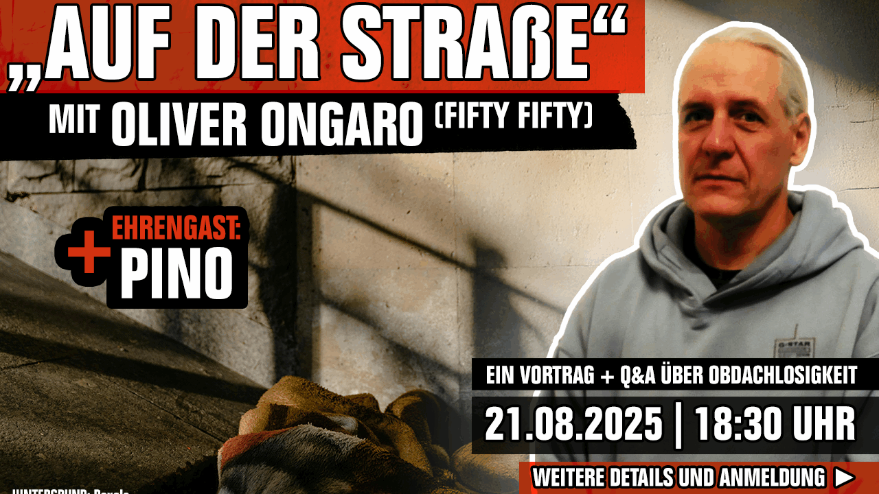 „Auf der Straße“ mit Oliver Ongaro am 21.08.2025 | 18:30 Uhr